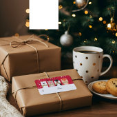 Étiquette A et de Reindeer, Ours polaire, Pingouin et Renard