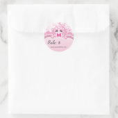 Étiquette à gâteaux Prix Balise Vente Zebra Rose (Sac)