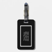 Étiquette à la mode de bagage de volleyball de (Dos Vertical)