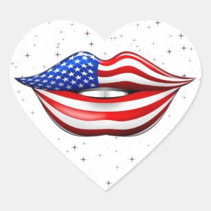 Étiquette à lèvres sur Sticker à lèvres souriantes