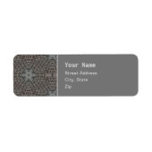 Étiquette à maille métallique (Devant)