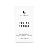 Étiquette à petite bouteille de parfum (Devant)