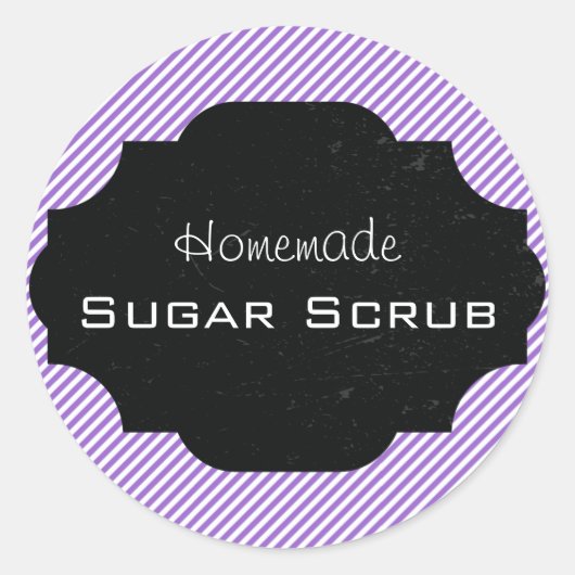 Étiquette à sucre fait maison (Devant)