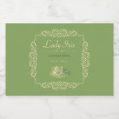 étiquette à tisanes vintage (Étiquettes simples)