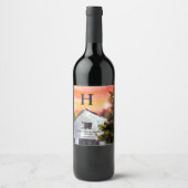 Étiquette à vin de la ferme (Devant)