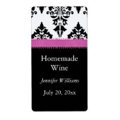 Étiquette à vin fait maison (Devant)