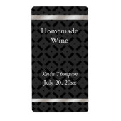 Étiquette à vin fait maison (Devant)
