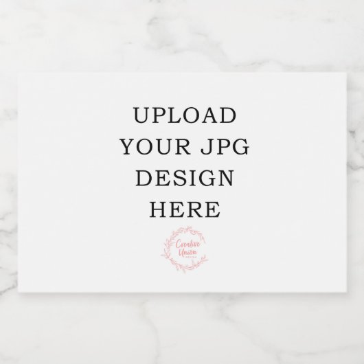 Étiquette à vin mini-mousseux imprimé (Étiquettes simples)