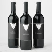 Étiquette à vin ou Étiquette alimentaire personnal (Bouteilles)