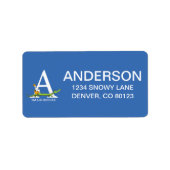 Étiquette ABC du Dr Seuss : Lettre A - Blanc | Ajouter Votre (Devant)