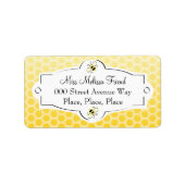 Étiquette Abeille douce (Devant)