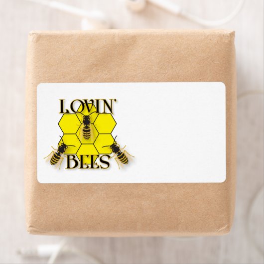 Étiquette Abeilles affectueuses (En situation)
