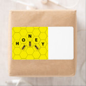 Étiquette Abeilles et nid d'abeille (En situation)