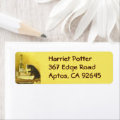 Étiquette Absinthe Bourgeois et Cat Fine Poster vintage (En situation)