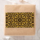 Étiquette Abstrait Hipster Cheetah Poster de animal (En situation)