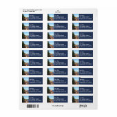 Étiquette Acadia Rocky Beach près de Thunder Hole (Feuille entière)