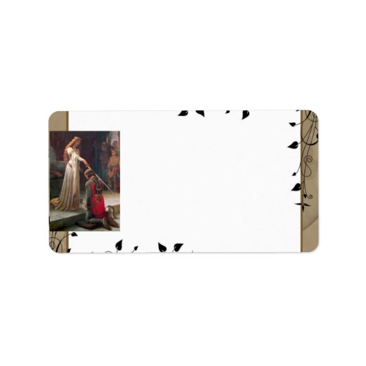 Étiquette Accolade-Le Chevalier (Devant)