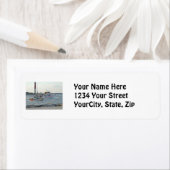 Étiquette Accueil - Bateaux de pêche à Barnegat Inlet Articl (En situation)