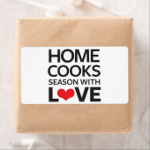 Étiquette Accueil Cuisiniers Saison Avec Amour (En situation)