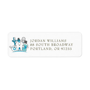 Étiquette Additionnez votre nommé la bande propre de dent