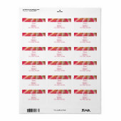 Étiquette Address Labels - Abstract (Feuille entière)