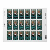 Étiquette Adoptez les choses simples (Feuille entière)