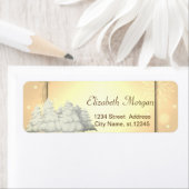 Étiquette Adorable stylish, Arbres de Noël, Vacances (En situation)