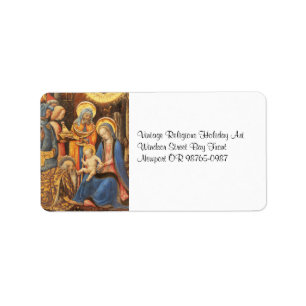 Étiquette Adoration des Rois (Adorazione dei Magi)