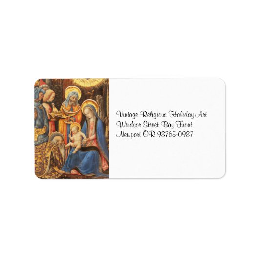 Étiquette Adoration des Rois (Adorazione dei Magi) (Devant)