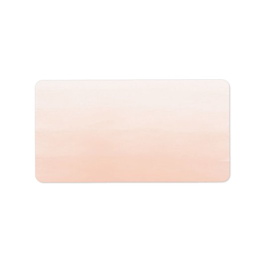 Étiquette Adresse blanche de l'aquarelle de corail (Devant)