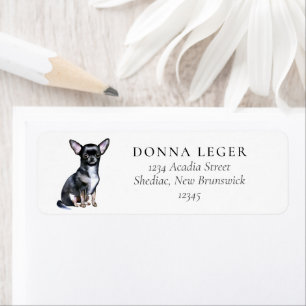 Étiquette Adresse Chihuahua Dog
