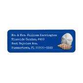 Étiquette Adresse Coquilles Tropicales Sea Biscuit Junonia (Devant)