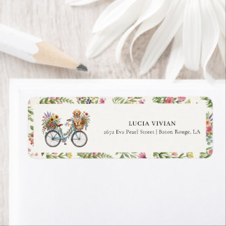 Étiquette Adresse de Baby Shower pour Bébé Aimé et Cultivé L