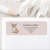 Étiquette Adresse de Corgi (En situation)