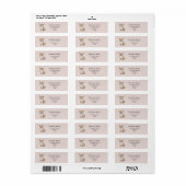 Étiquette Adresse de Corgi (Feuille entière)