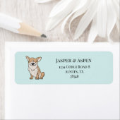 Étiquette Adresse de Corgi (En situation)