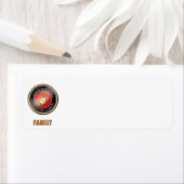 Étiquette Adresse de famille USMC (En situation)