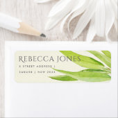 ÉTIQUETTE ADRESSE DE FOLIAGE EN FEUILLES EUCALYPTUS (En situation)