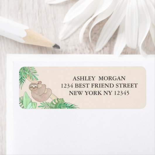 Étiquette Adresse de jonction (En situation)