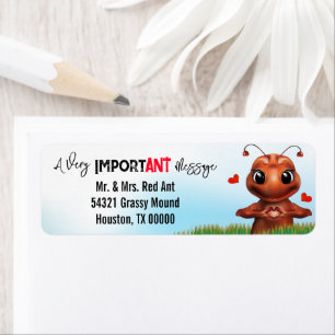 Étiquette Adresse de la langue des signes Ant