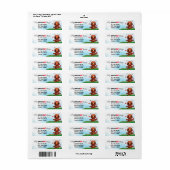 Étiquette Adresse de la langue des signes Ant (Feuille entière)