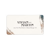 Étiquette Adresse de mariage toujours et pour l'éternité (Devant)