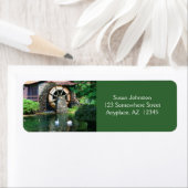 Étiquette Adresse de peinture de l'étang de roue d'eau (En situation)