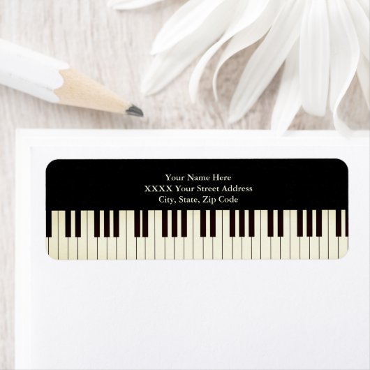 Étiquette Adresse de retour (En situation)