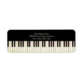 Étiquette Adresse de retour (Devant)