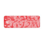 Étiquette Adresse de retour (Devant)