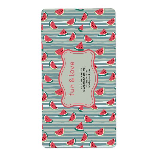 Étiquette Adresse de retour (Devant)