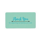 Étiquette Adresse de retour (Devant)