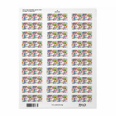 Étiquette Adresse de retour (Feuille entière)