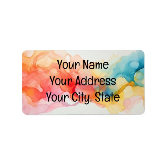 Étiquette Adresse de retour (Devant)
